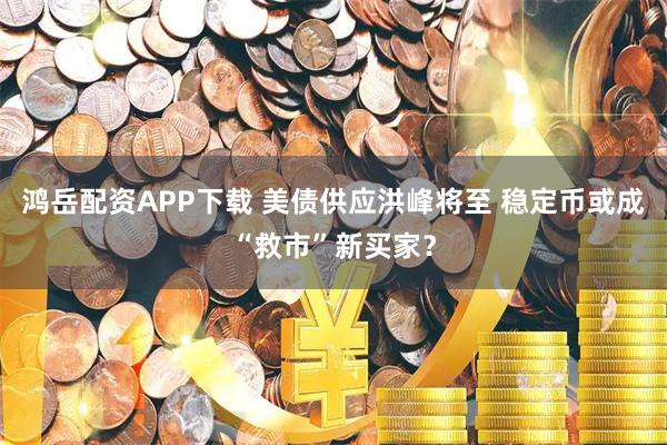鸿岳配资APP下载 美债供应洪峰将至 稳定币或成“救市”新买家？