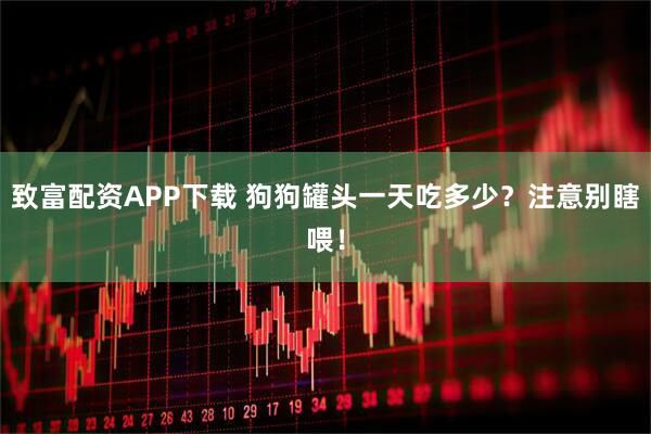 致富配资APP下载 狗狗罐头一天吃多少？注意别瞎喂！